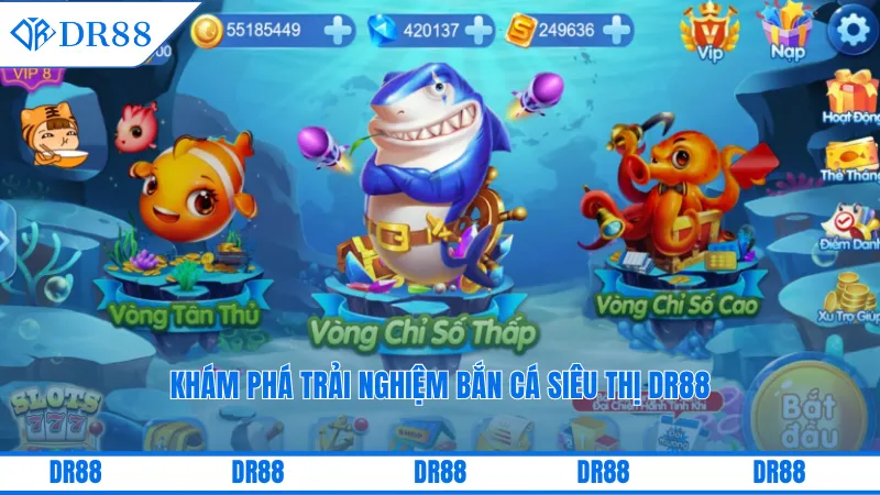 Bắn Cá Siêu Thị Dr88 - Trải Nghiệm Hấp Dẫn Khó Quên 1 Khám phá trải nghiệm bắn cá siêu thị DR88