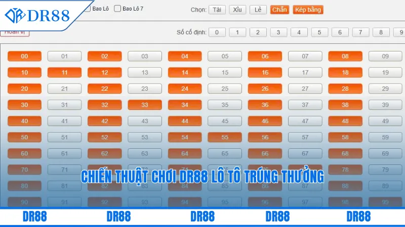 Dr88 Lô Tô Trúng Thưởng – Cơ Hội Đổi Vận Cực Hấp Dẫn 3 Chiến thuật chơi DR88 lô tô trúng thưởng