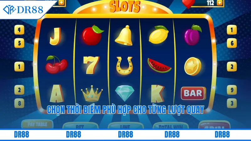 Nổ Hũ Online Dr88 – Trải Nghiệm Giải Trí Thắng Lớn An Toàn 3 Chọn thời điểm phù hợp cho từng lượt quay